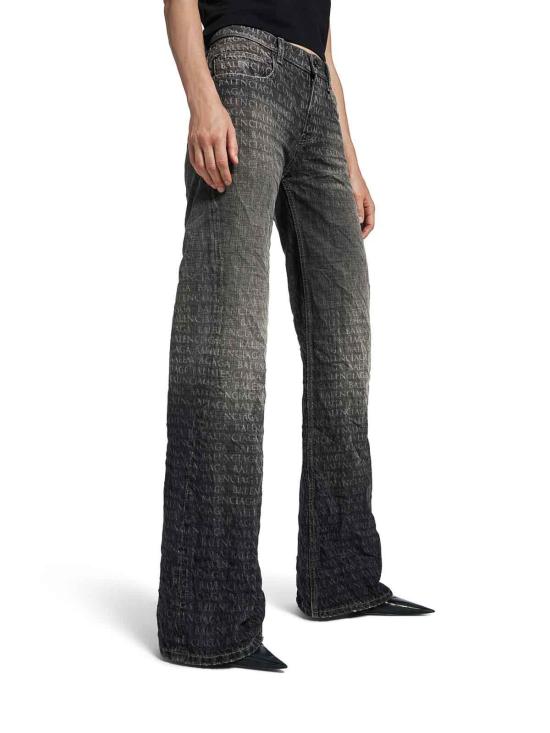 26SS 발렌시아가 데님 팬츠 852328TTWA51037 Black - BALENCIAGA