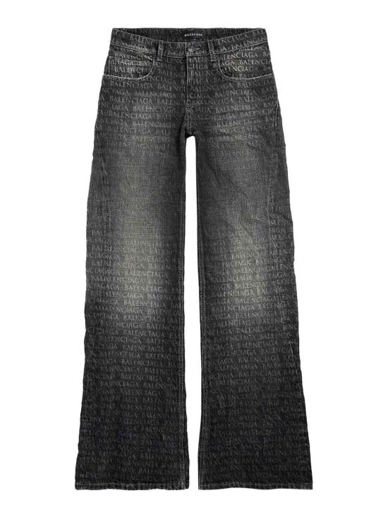 26SS 발렌시아가 데님 팬츠 852328TTWA51037 Black