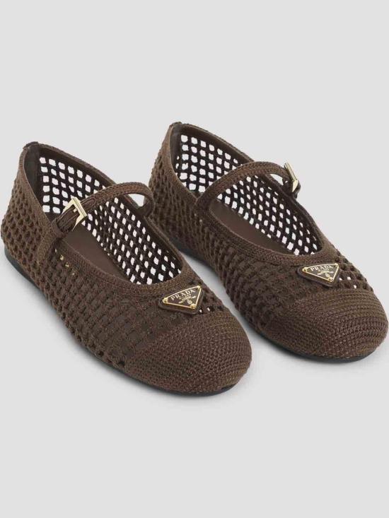 26SS 프라다 플랫 슈즈 1F364OF0052F46F0324 Brown - PRADA