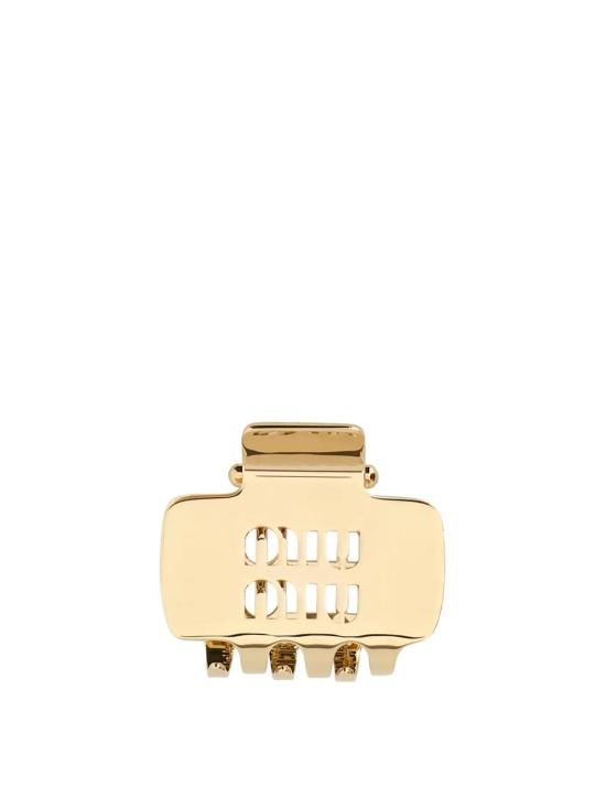 25FW 미우미우 헤어 액세서리 5IF2192DTUF0056 Gold