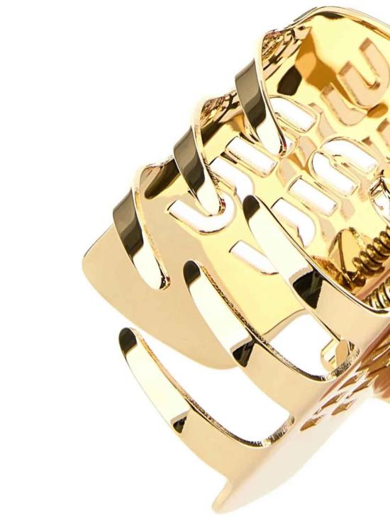 25FW 미우미우 헤어 액세서리 5IF2192DTUF0056 Gold - MIU MIU