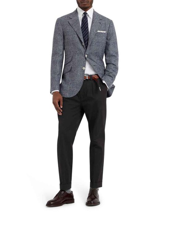 26SS 브루넬로 쿠치넬리 스트레이트 팬츠 M289LE1450C101 Black - BRUNELLO CUCINELLI