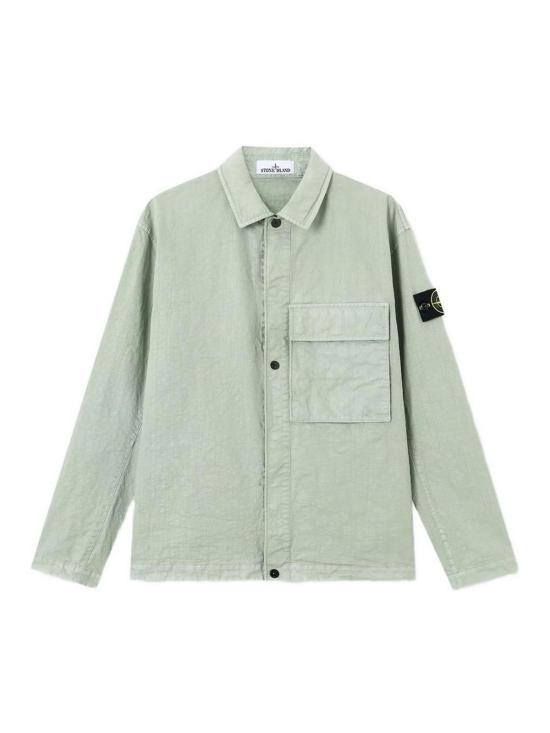 26SS 스톤 아일랜드 긴팔 셔츠 L1S151200003S0069V0055 Light Green