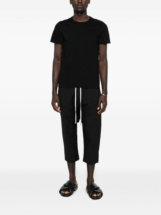 26SS 릭 오웬스 반팔 티셔츠 RU01F2265JA09 Black - RICK OWENS