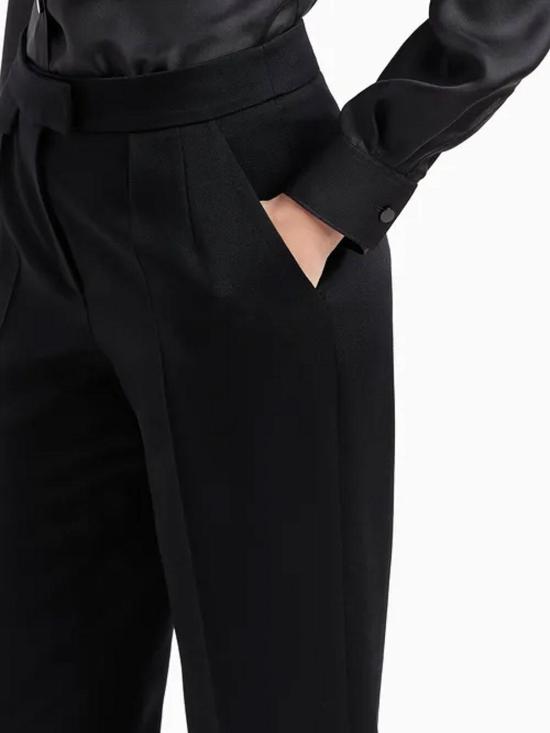  조르지오 아르마니 블라우스 GW000162TE10936UC001 Black - GIORGIO ARMANI
