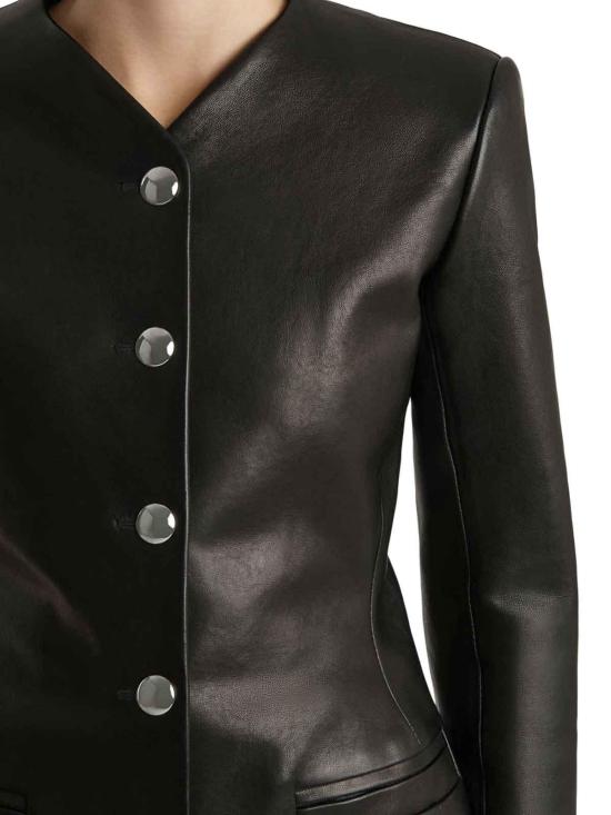 26SS 케이트 가죽 자켓 6215729200 Black - KHAITE