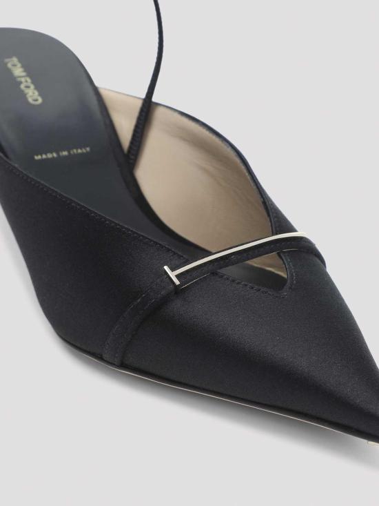 26SS 톰포드 뮬/슬리퍼 W3842TSA001PNAA Black - TOMFORD