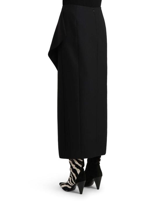 26FW 케이트 미디 스커트 4117527200 Black - KHAITE