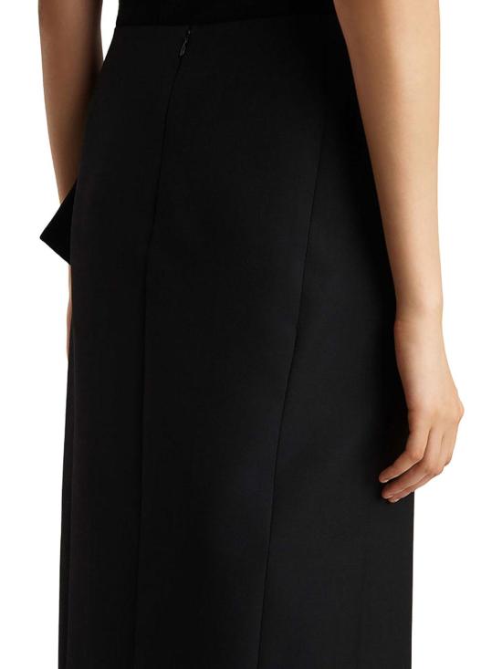 26FW 케이트 미디 스커트 4117527200 Black - KHAITE