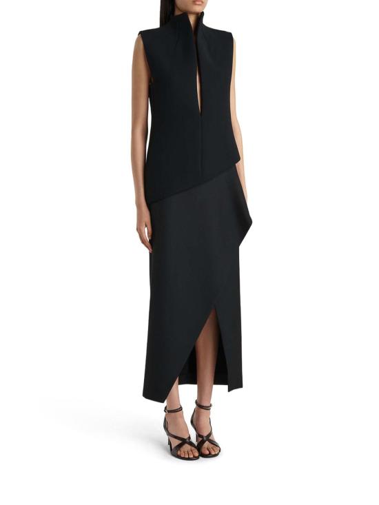 26FW 케이트 미디 스커트 4117527200 Black - KHAITE