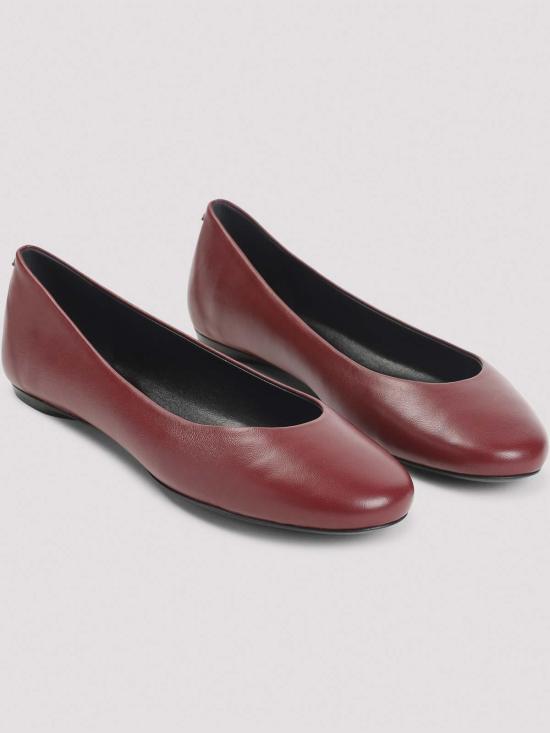 25FW 랑방 플랫 슈즈 FWBAGA0HNAPAH25355 Red - LANVIN