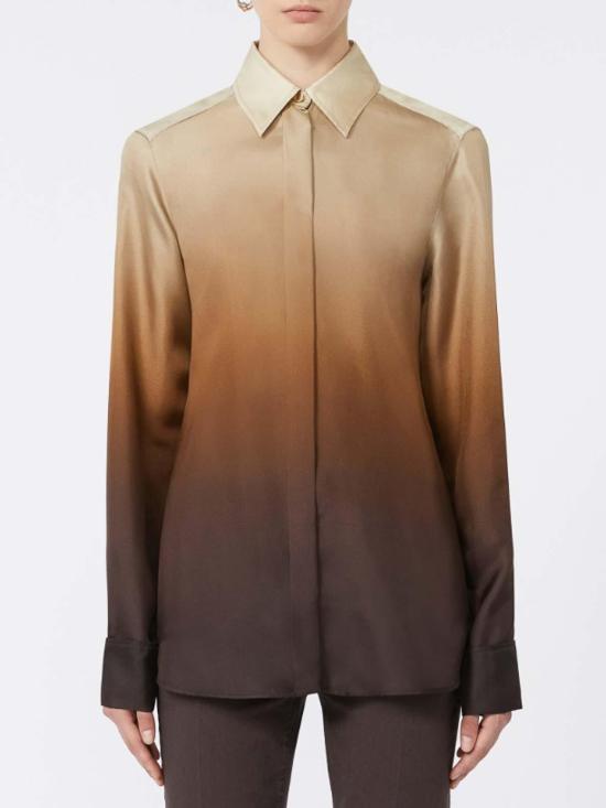 25FW 스포트막스 셔츠 AGO25221160316003 Brown - SPORTMAX