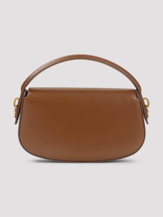26SS 생로랑 볼테르 하프문백 8373820SX0W2536 Brown - SAINT LAURENT