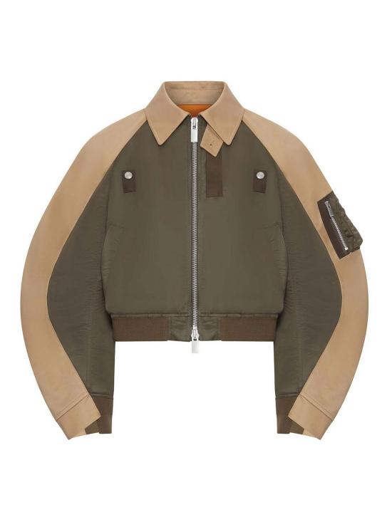 26SS 사카이 봄버 자켓 2608303728 Green