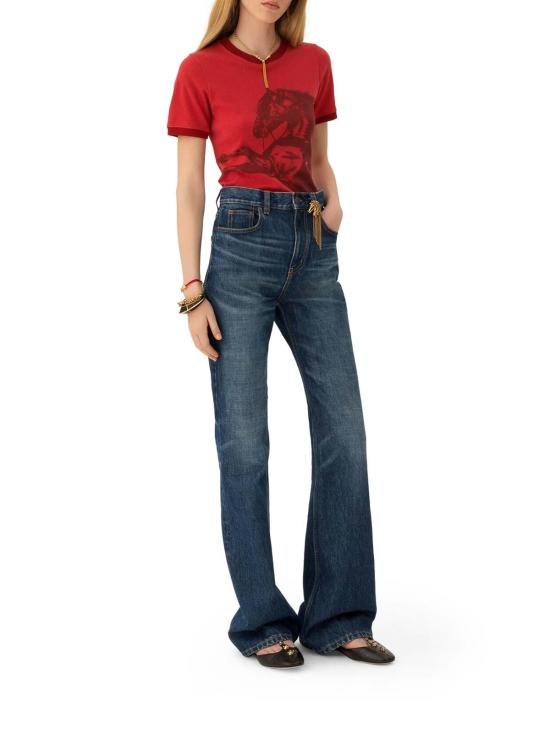 26SS 끌로에 스트레이트 팬츠 CH26SDP042584A1 Blue - CHLOE