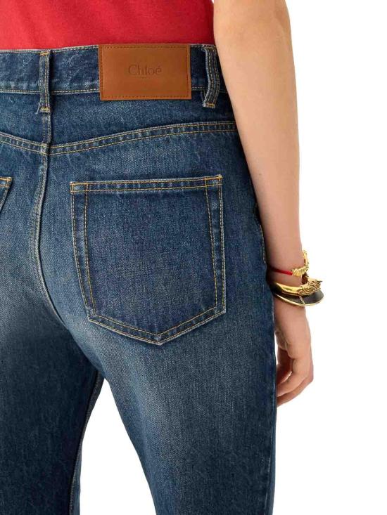 26SS 끌로에 스트레이트 팬츠 CH26SDP042584A1 Blue - CHLOE