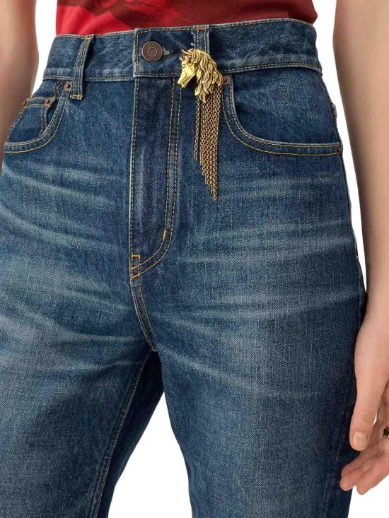 26SS 끌로에 스트레이트 팬츠 CH26SDP042584A1 Blue - CHLOE