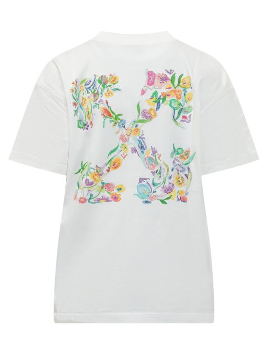 26SS 오프화이트 반팔 티셔츠 2AA089S26JER002 0149 WHITE NIGHT SKY - OFF WHITE