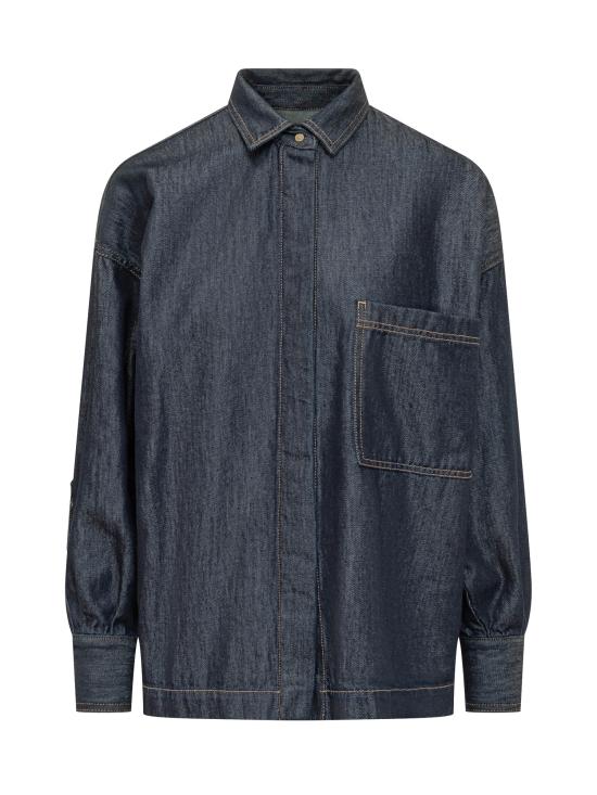 26SS 다크파크 셔츠 WSH38TBL01 0055 RAW BLUE DENIM