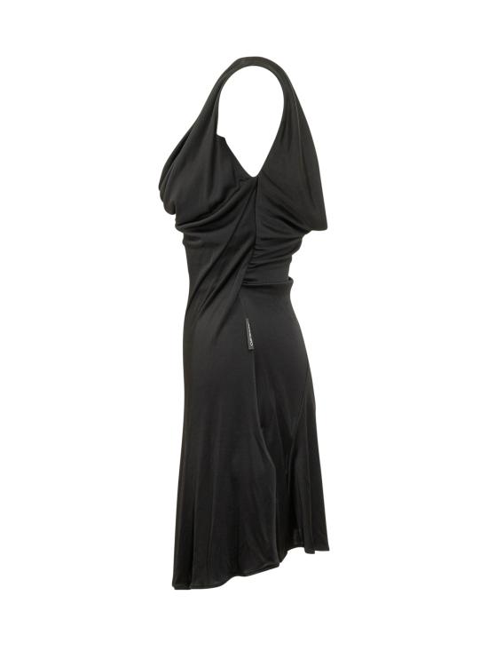 26SS 오프화이트 숏 원피스 2DB56MS26JER001 1001 BLACK WHITE - OFF WHITE