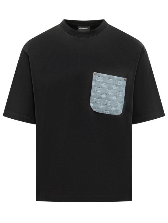 26SS 디스퀘어드2 반팔 티셔츠 S74GD1554D20106 900 BLACK