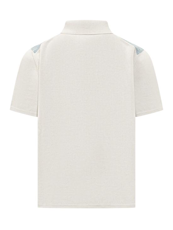 26SS 디스퀘어드2 폴로 티셔츠 S74HA1607D13193 961 OFF WHITE DENIM - DSQUARED2