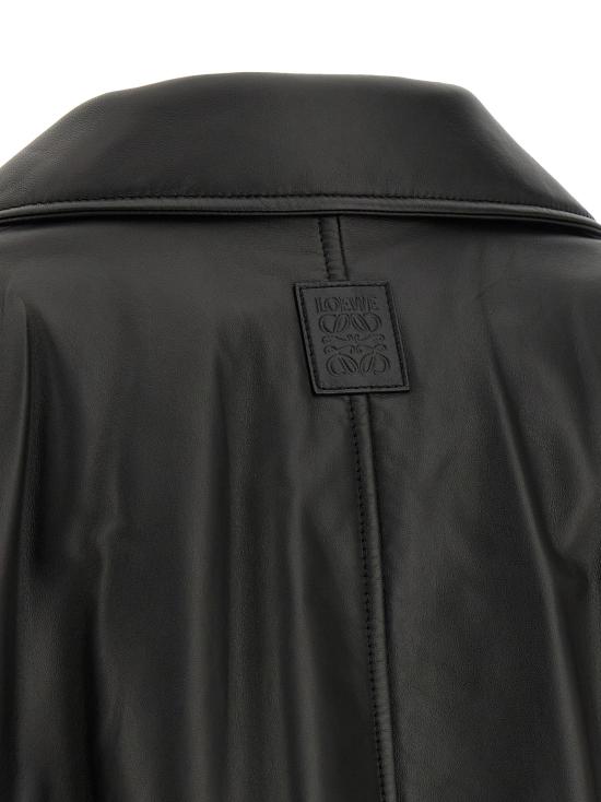 26SS 로에베 가죽 자켓 S359Y34L931100 Black - LOEWE
