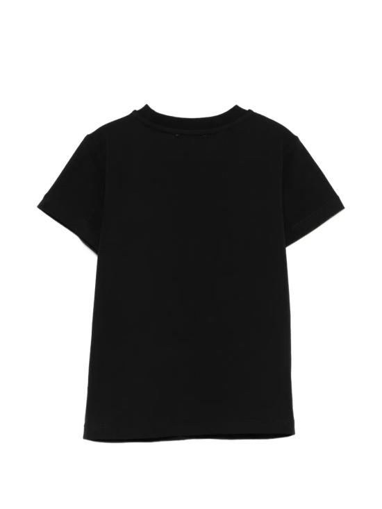 26SS [키즈] 모스키노 티셔츠 HTM058LAA24 60100 Black - MOSCHINO