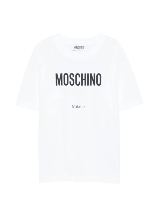 26SS [키즈] 모스키노 티셔츠 H6M05GLAA23 10101 White