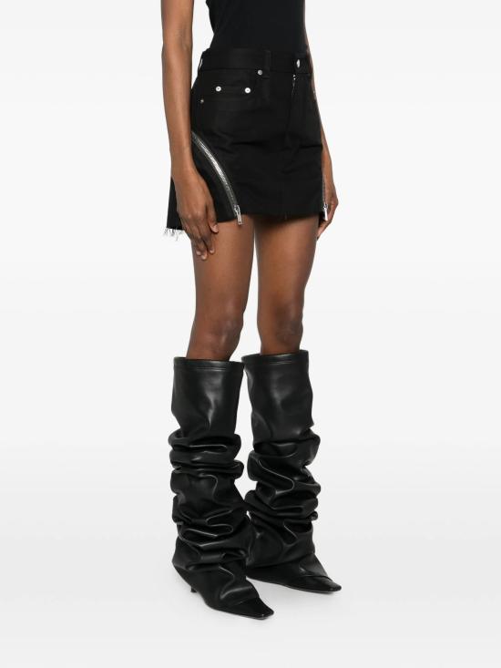 26SS 릭 오웬스 숏 스커트 RP01F6362CDU 09 Black - RICK OWENS