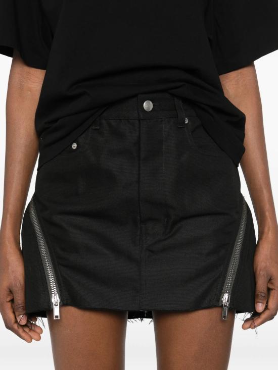 26SS 릭 오웬스 숏 스커트 RP01F6362CDU 09 Black - RICK OWENS