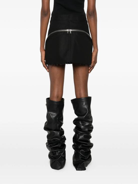 26SS 릭 오웬스 숏 스커트 RP01F6362CDU 09 Black - RICK OWENS