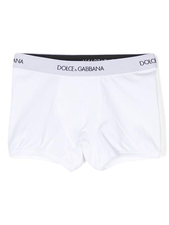 26SS [키즈] 돌체앤가바나 팬티 L4J701 ON00GW0800 White - DOLCE & GABBANA