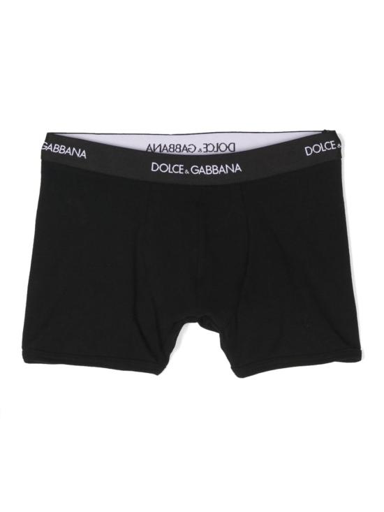 26SS [키즈] 돌체앤가바나 팬티 L4J701 ON00GN0000 Black - DOLCE & GABBANA
