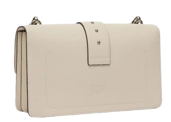 26SS 핑코 크로스백 105857 A0F1Z14O Bianco silver - PINKO