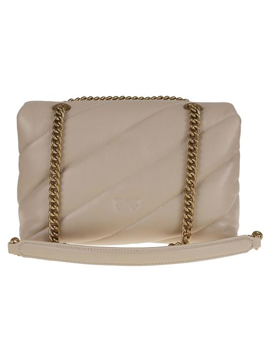 26SS 핑코 숄더백 100038 A0F2 Neutrals - PINKO