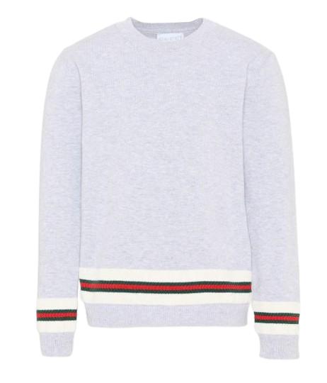 26SS [키즈] 구찌 트레이닝 상의 851146 XKFDC1070 Grey lilac mix