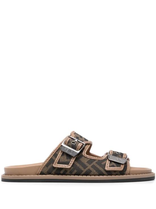 26SS 펜디 필 샌들 7X1604 AJZF F1ICN TABACCO NERO SAND