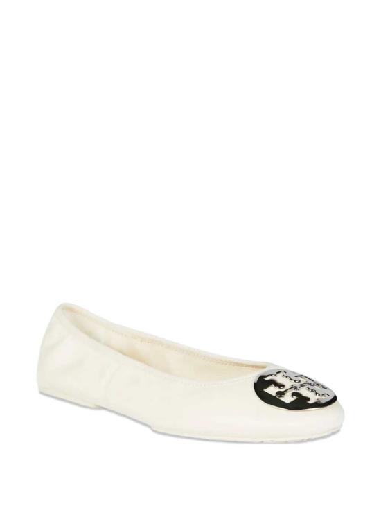 26SS 토리버치 플랫 슈즈 177201100 LIGHT CREAM SILVER 100 - TORY BURCH