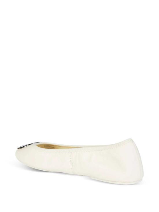 26SS 토리버치 플랫 슈즈 177201100 LIGHT CREAM SILVER 100 - TORY BURCH