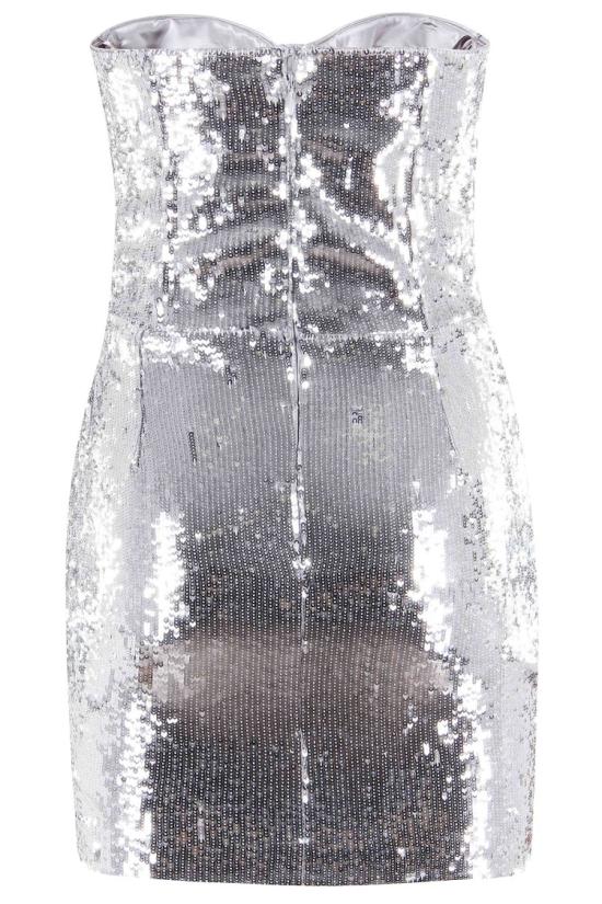 25FW 더 뉴 어라이벌스 바이 일카이즈 오젤 숏 원피스 NA00103110839 097 Silver - THE NEW ARRIVALS BY ILKYAZ OZEL