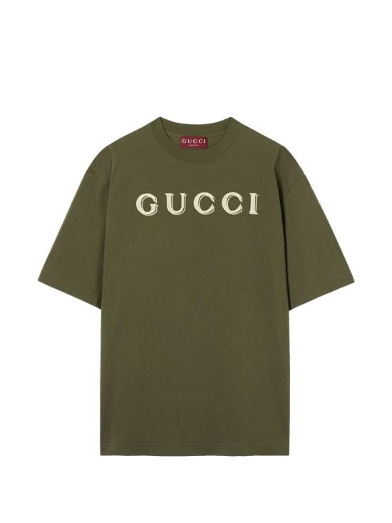 26SS 구찌 반팔 티셔츠 798115 XJHN33254 Forest green - GUCCI