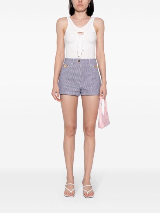  파투 데님 숏팬츠 TR035 0176 5057 Blue - PATOU