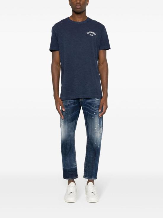  디스퀘어드2 반팔 티셔츠 S71GD1392 S22146 478 Blue - DSQUARED2