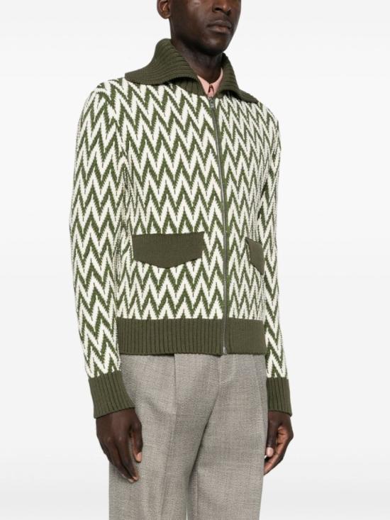  랑방 집업 니트 RM JA0016 K029 P24 4700 Multicolor - LANVIN