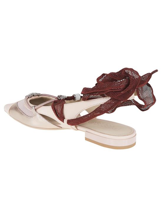 26SS 핑코 플랫 슈즈 SD0547P003 Neutrals - PINKO