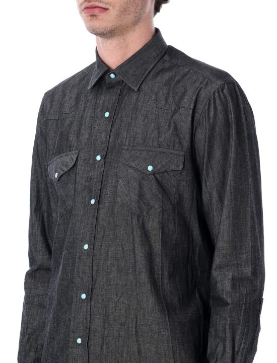 26SS 살바토레피콜로 반팔 티셔츠 TEXANAOR193 0 BLACK WASH - SALVATORE PICCOLO