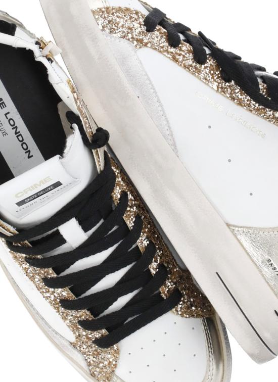 26SS 크라임런던 스니커즈 21150AA7 10 SK8 DELUXE MID White - CRIME LONDON