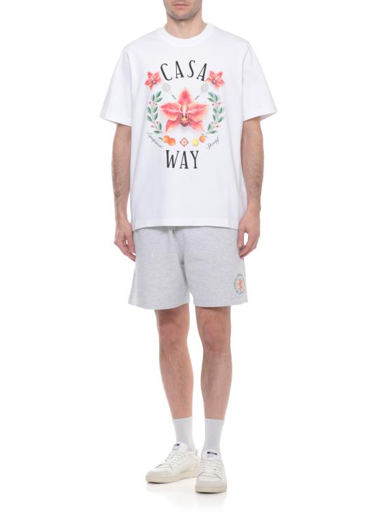 26SS 카사블랑카 반팔 티셔츠 MSP26JTS00115 BRIGHT WHITE JERSEY White - CASABLANCA