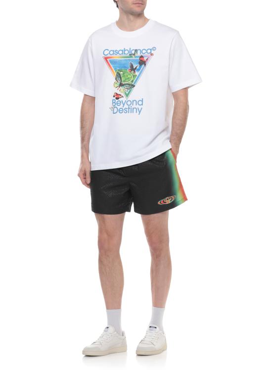 26SS 카사블랑카 반팔 티셔츠 MSP26JTS00116 BRIGHT WHITE JERSEY White - CASABLANCA